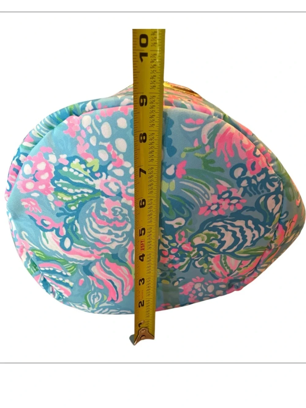 Lilly Pulitzer insulated soft cooler bucket bag in Aqua La Vista Pattern